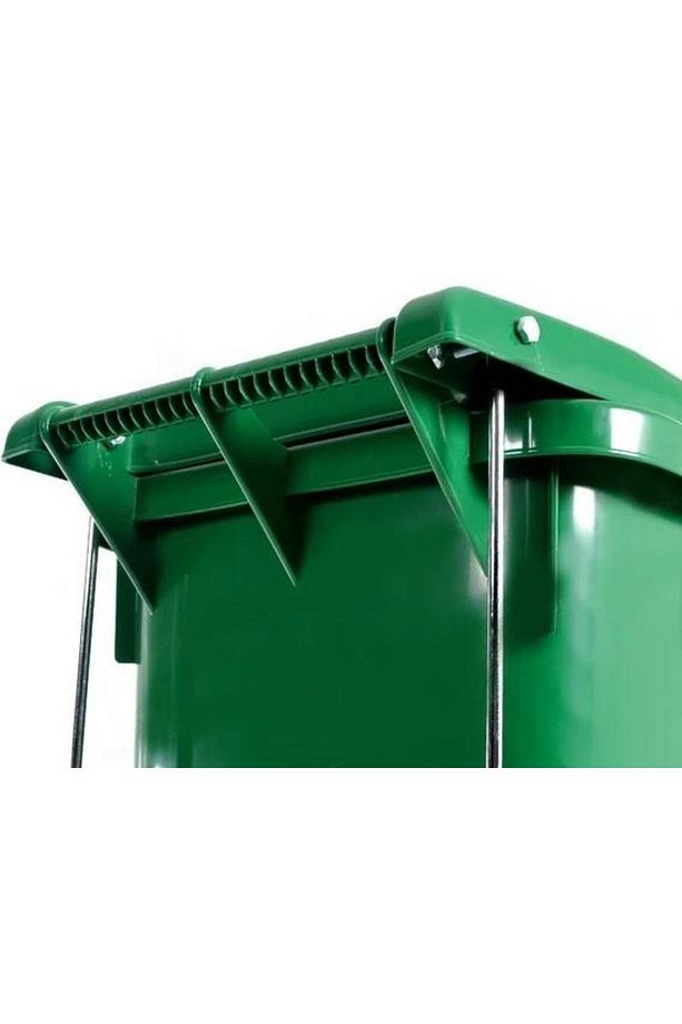 Sy-6507 Pedallı Tekerlekli Kapaklı Plastik Çöp Konteyneri 120 Lt - 5