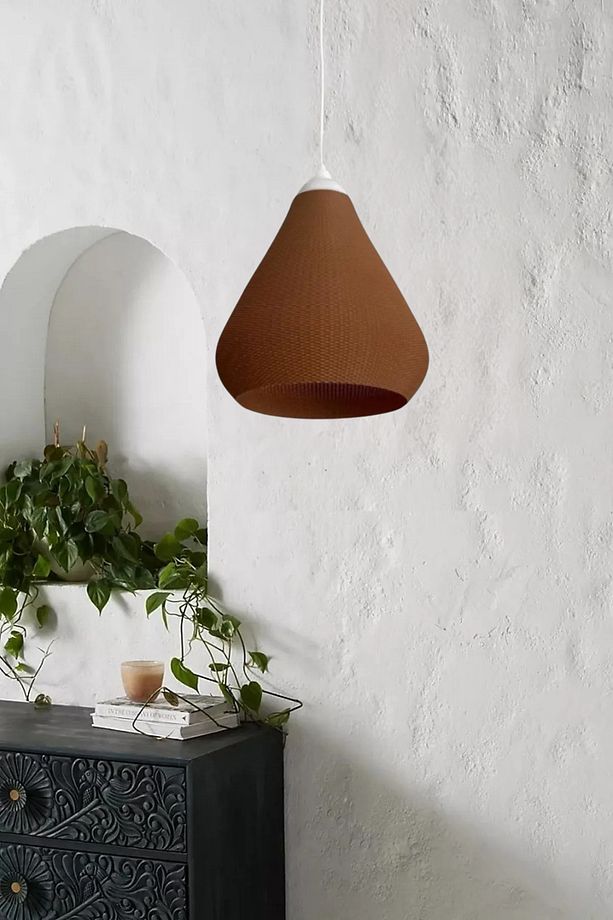 Retro Rustik Model Modern Vegan 3d Pla Tekli Sarkıt Avize Cafe Restaurant Salon Oturma Odası - 3