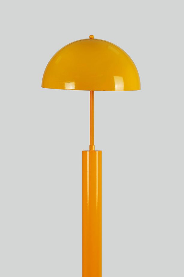 Noa Sarı Mushroom Lambader Modern Dekoratif Metal Oturma Odası Çalışma Odası Zemin Lambası - 4