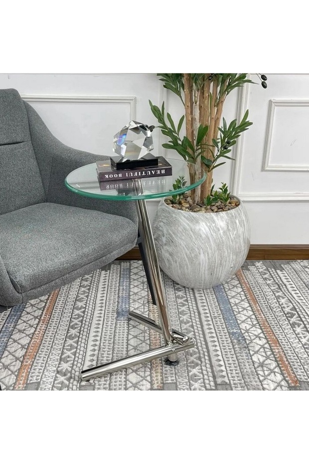 طاولة خدمة فضي - 1