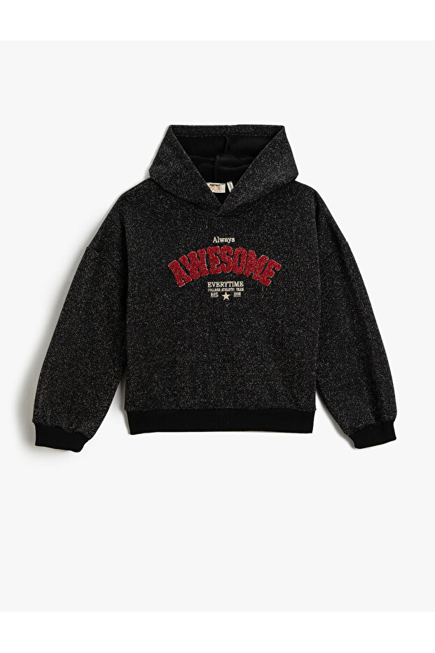 Hooded Sweatshirt Embroidered