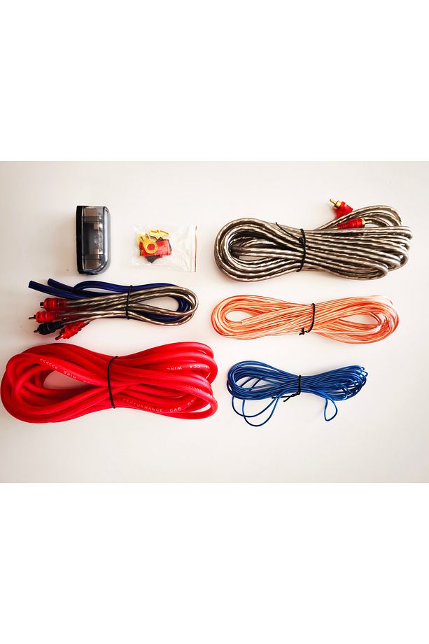 Ampfi Tesisat Kablo Seti 4-GA Kit 5.5 mm - 1