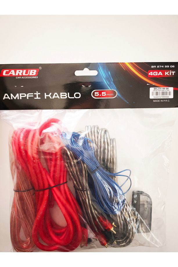 Ampfi Tesisat Kablo Seti 4-GA Kit 5.5 mm - 2