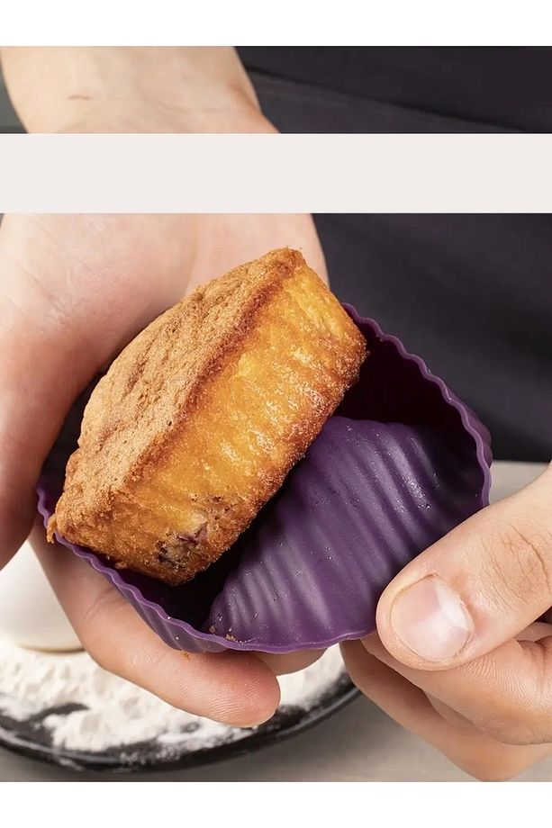 Silikon Muffin Kalıbı - Sürekli Kullanım Muffin Kek Kalıbı 18 ADET 721704 - 6
