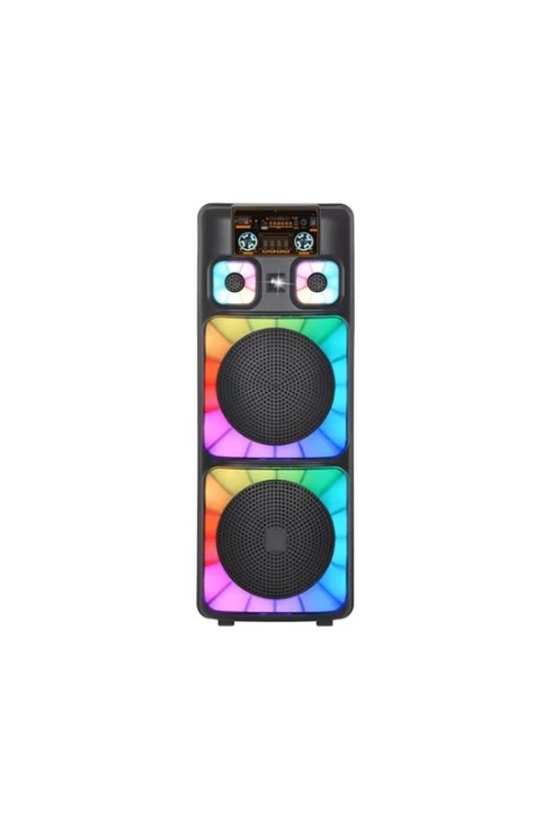 NDR Dev Bluetooth Hoparlör Dev Kareoke Ses Sistemi 2 Mikrofonlu 5000W - 7