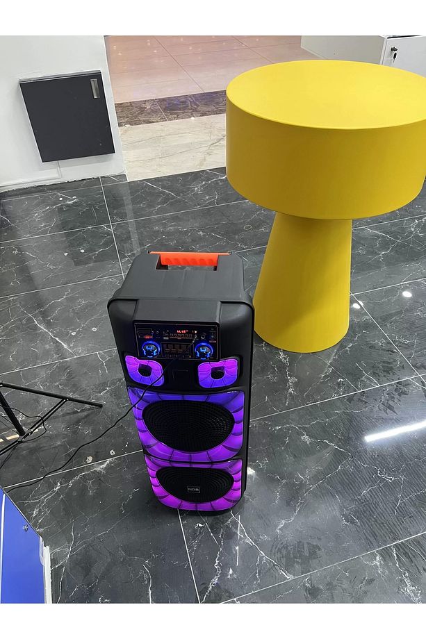 NDR Dev Bluetooth Hoparlör Dev Kareoke Ses Sistemi 2 Mikrofonlu 5000W - 6