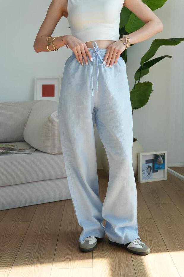 Vento Müslin Pantolon - 1