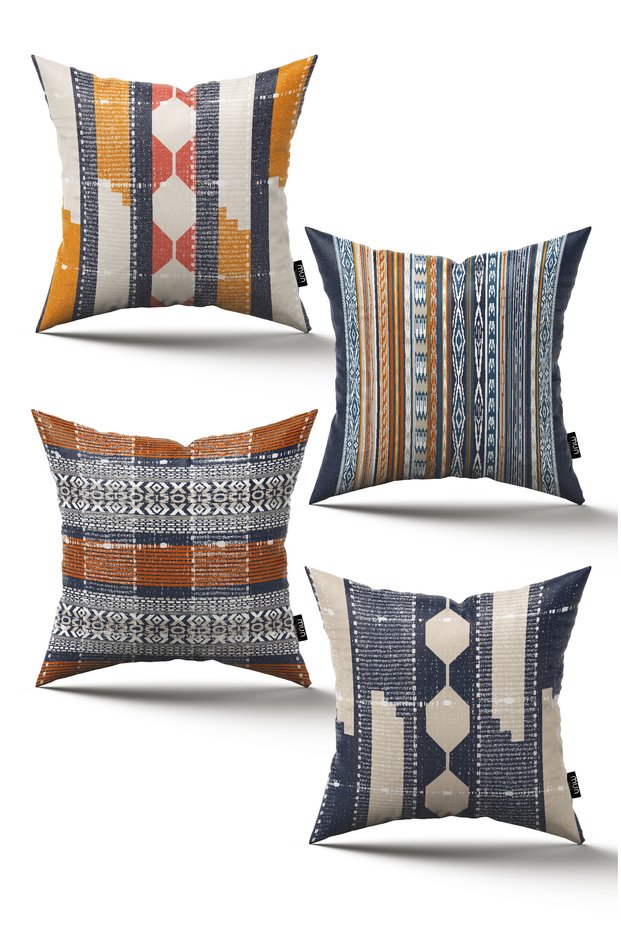 Digital Printed, Babyface Throw Pillow Cover, Double Sided Hidden ZipperSet of 4