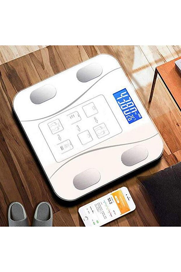 Electronic Scale, Smart Application, Illuminated Digital Screen, Supports Max 180 Kg - 6
