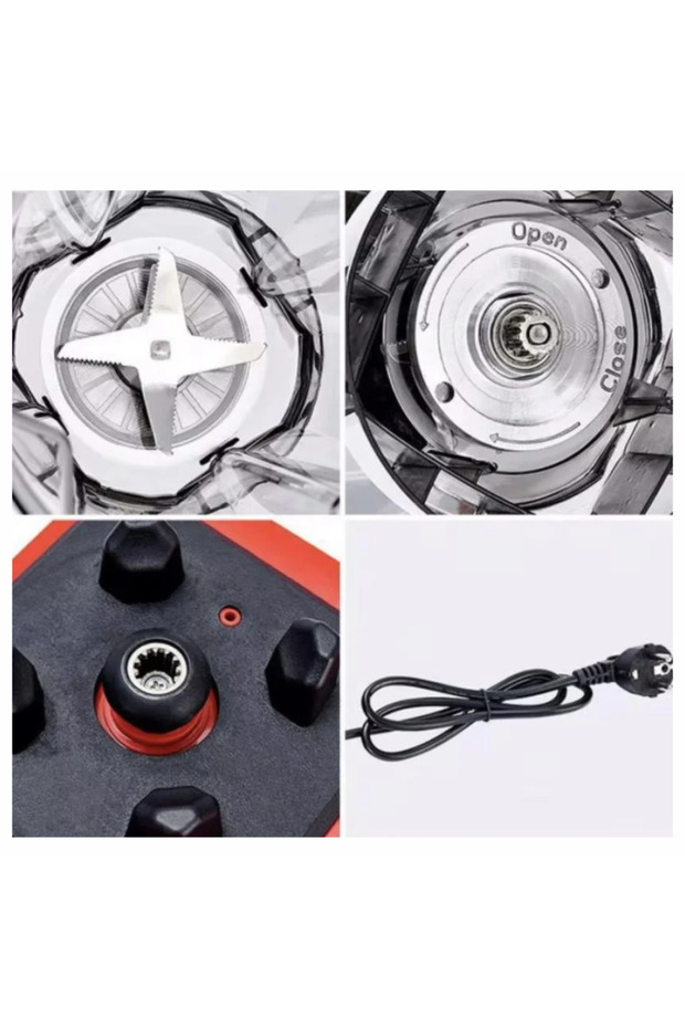 New Silvercrest SC-9880 3L 2-Cup Blender, 800W, Cooking Machine, Juicer, and Supplements - 3