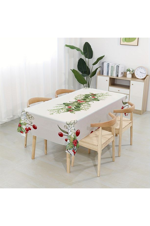 Dertsiz Masa Örtüsü,Şantuk Kumaş,Leke Tutmayan Model - 5