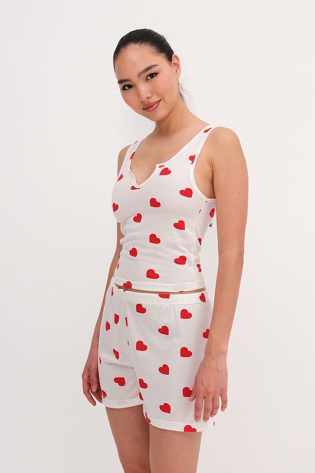 Kalpli Şortlu Pijama Takımı Ş121 - 4
