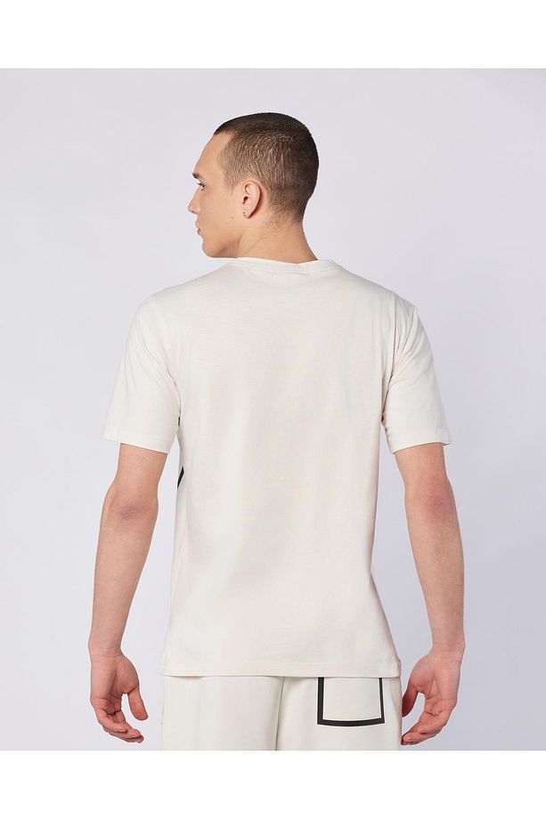 Fabio Tee Erkek Ekru  Regular Fit Tişört - 4