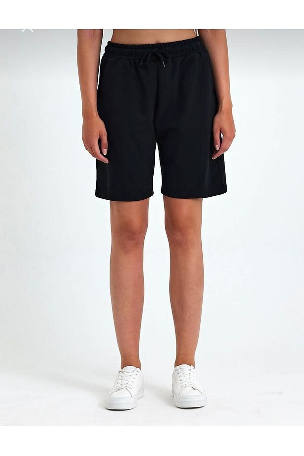 2'Li Set Rahat Kalıp Unisex Penye Spor Şort - 4