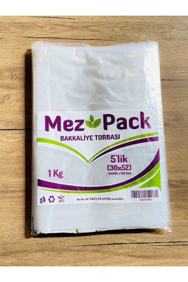Bakkaliye Torbası Naylon Torba 5'lik 1 Kg - 1