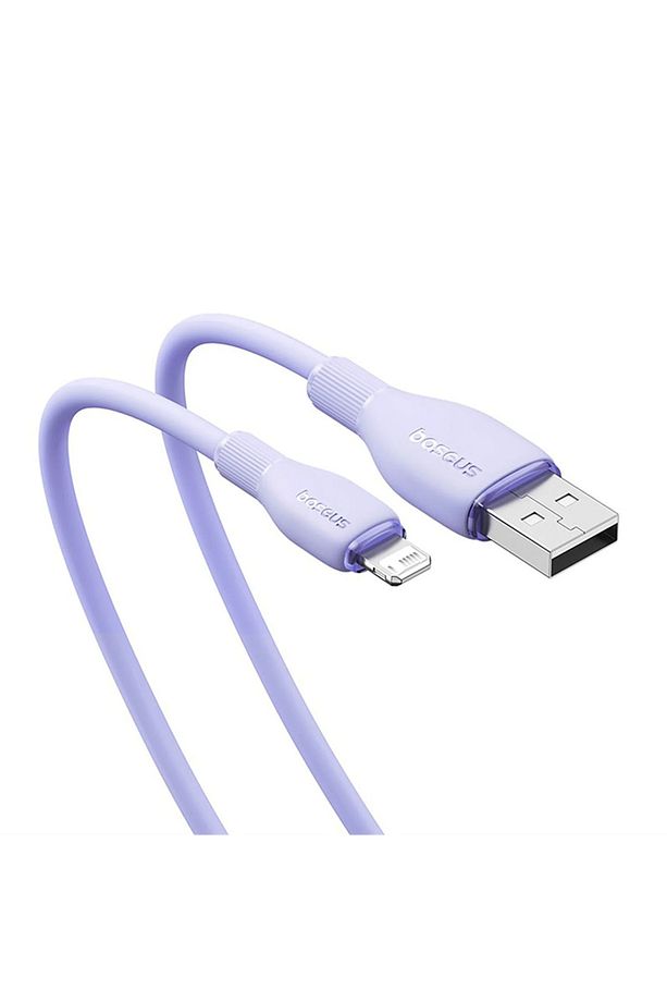 Pudding Hızlı Şarj Özellikli Usb To Lightning 2.4 A. Kablo 1.2m Mor - 4