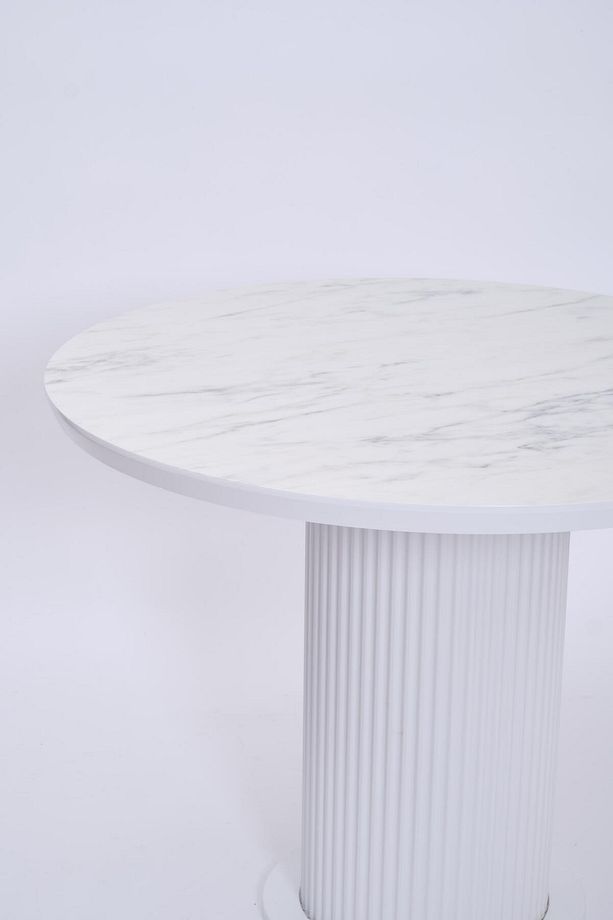 Bohem Polo Yuvarlak Lak Panel Mutfak Masa Takımı 100cm - 3