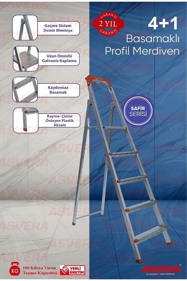 Miraç 4+1 Basamaklı Merdiven - 1