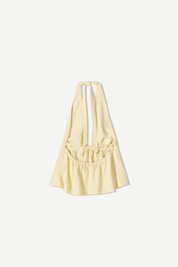 Keten Halter Yaka Üst - 5