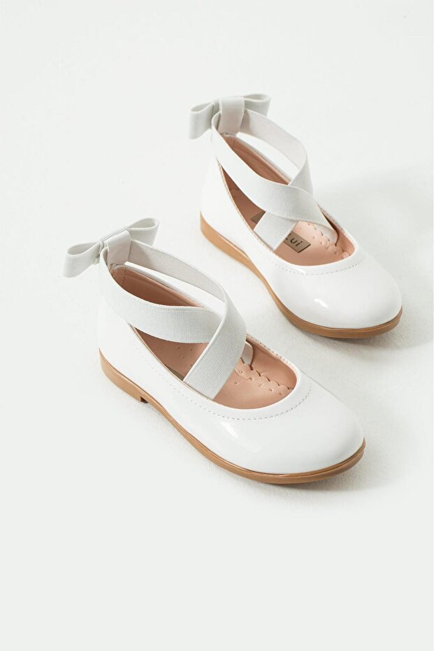 Girl Shoes B-300 White