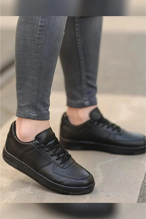 Unisex Black White Sneakers Daily Sneakers