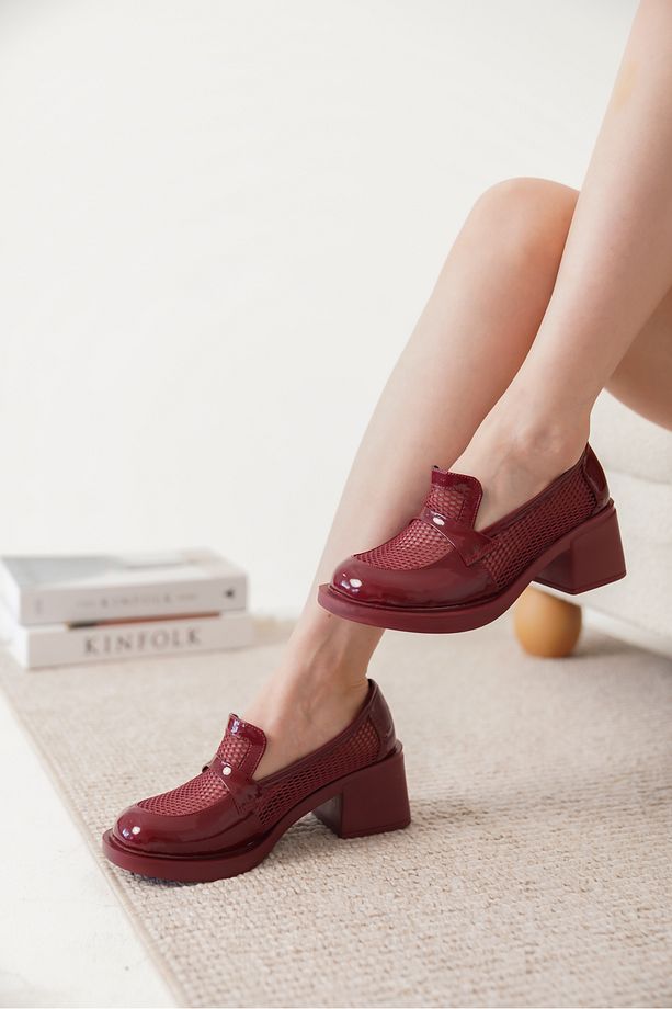 İNT 7222 FİLELİ KALIN TOPUKLU LOAFER - 3