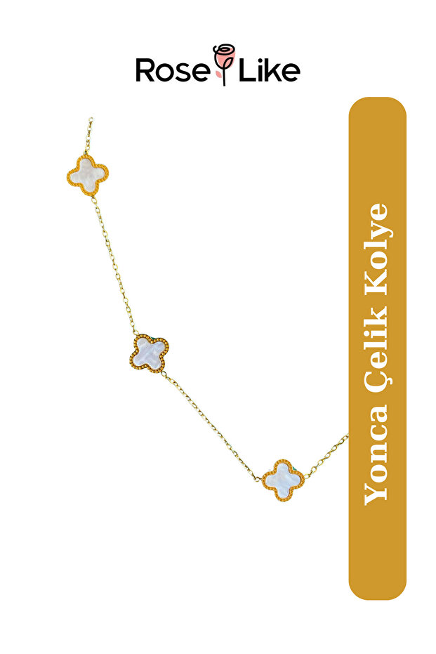 Yonca Çelik Kolye - 2