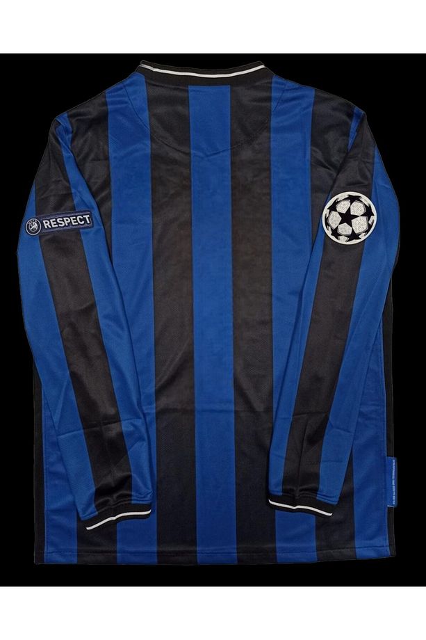 Inter 10/11 İç Saha Uzun Kollu Retro Forma - 2