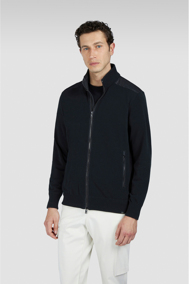 Cotton Ziped Sweater