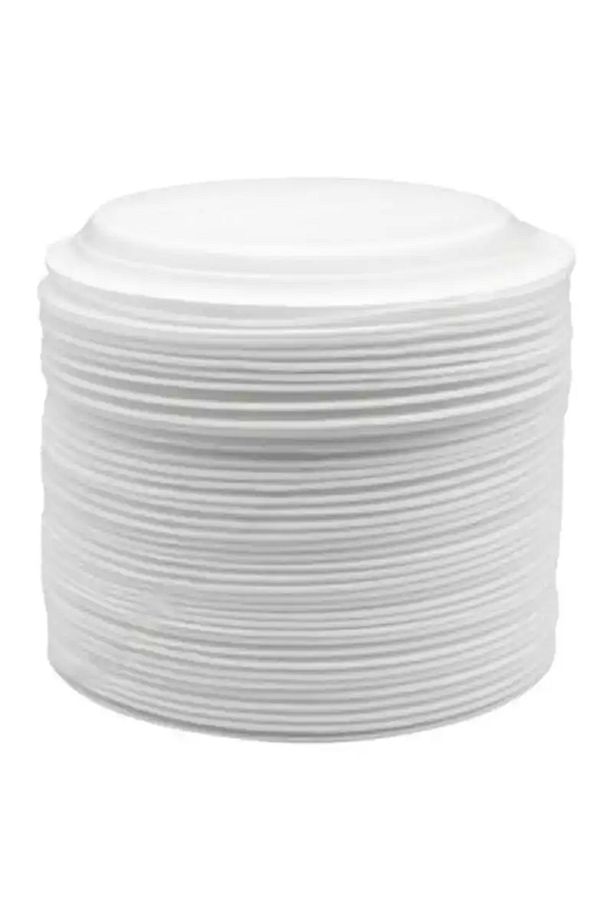 Köpük Tabak Yuvarlak Küçük Boy 100 Adet Çap:17cm - 3