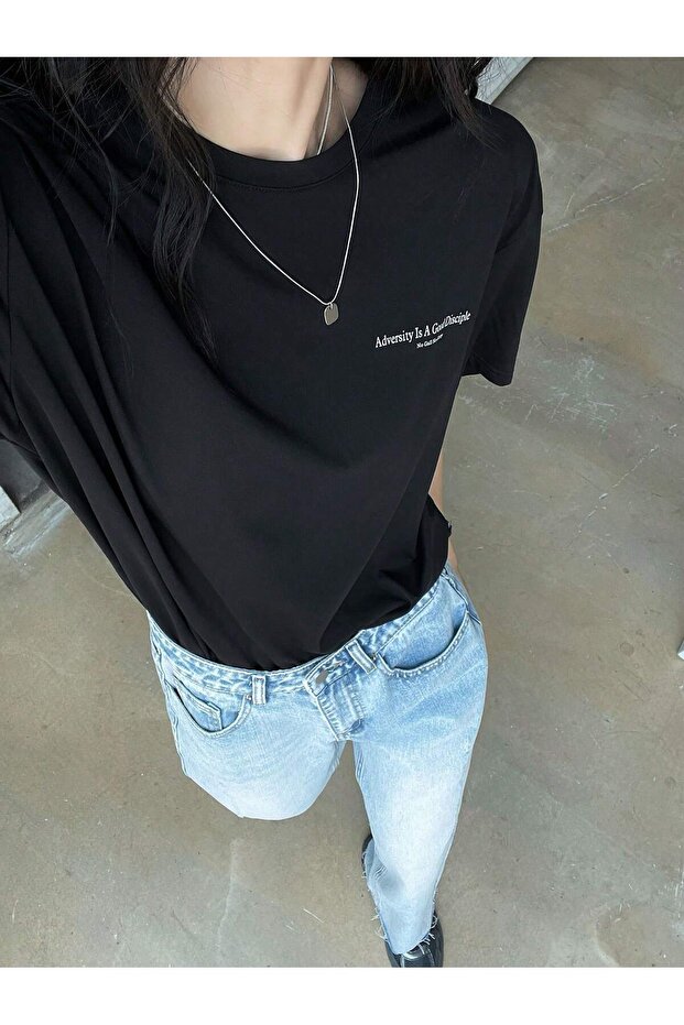 WOMEN Printed Crew Neck T-Shirt