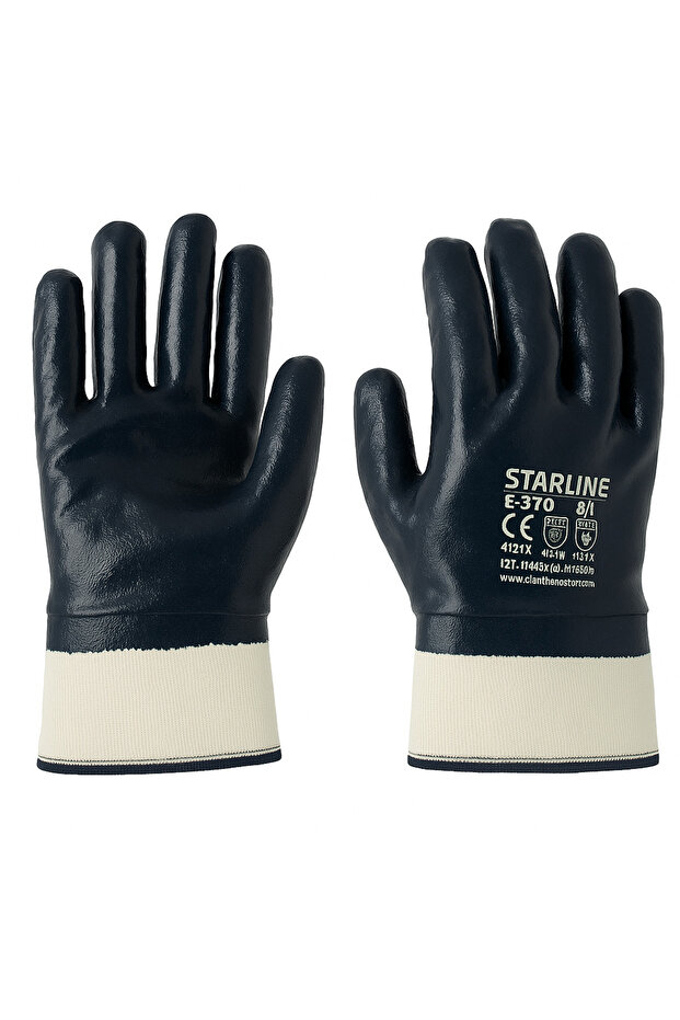 E-370 Nitril Petrolcü Tip İş Eldiveni - 2