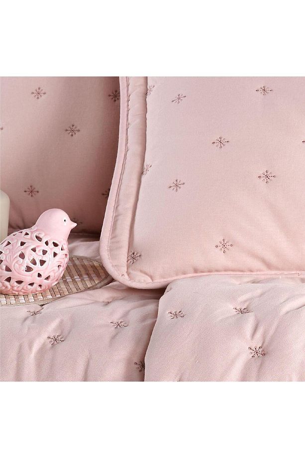 Clasy Microfiber Nakışlı Çift Kişilik Yatak Örtüsü Seti Aspendos - 3