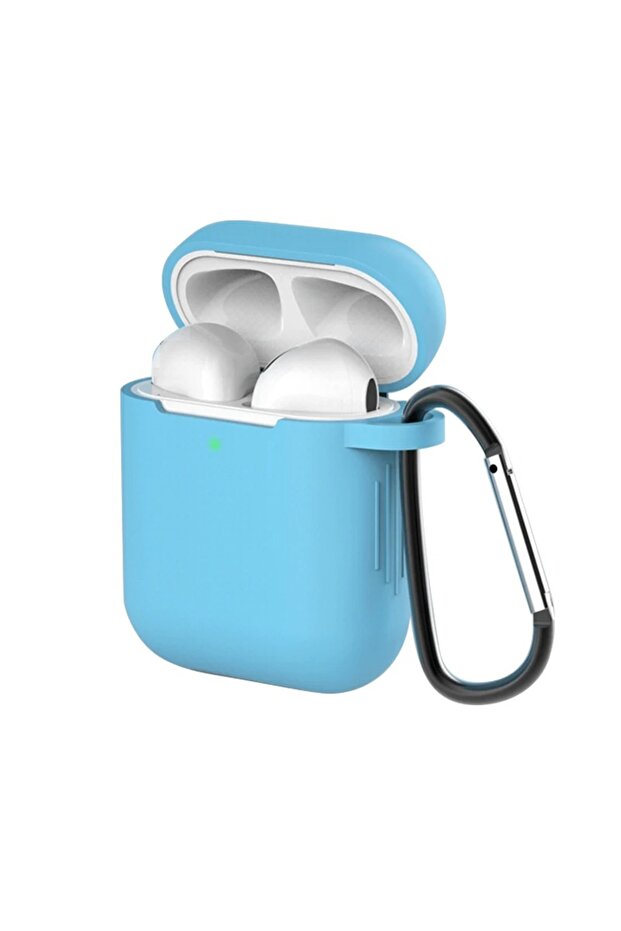 Airpods الأول الجيل الثاني. حافظة متوافقة مع الجيل من السيليكون وغطاء حماية خلفي