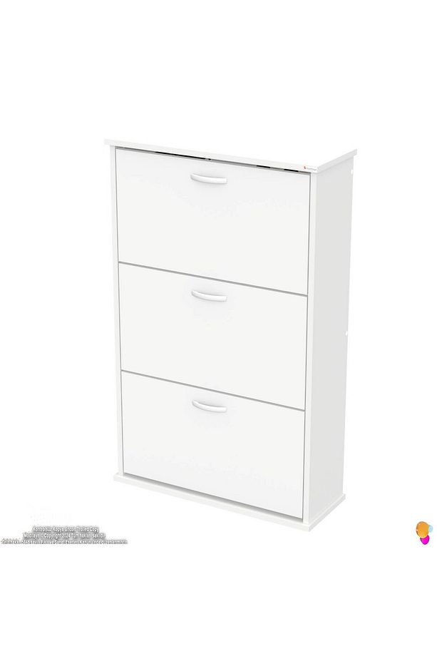 Varbi Asma Kapı Önü 72 X 115 X 25,5 Cm’ Lik 3 Düşer Kapak 6 Göz Bölmeli Ayakkabılık - 6