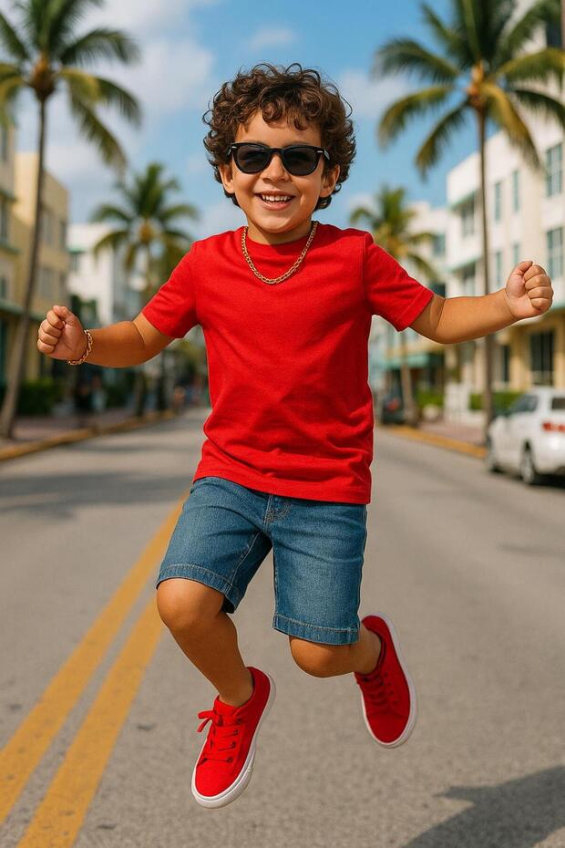 Red Kids T-Shirt Unisex |   100% Cotton |