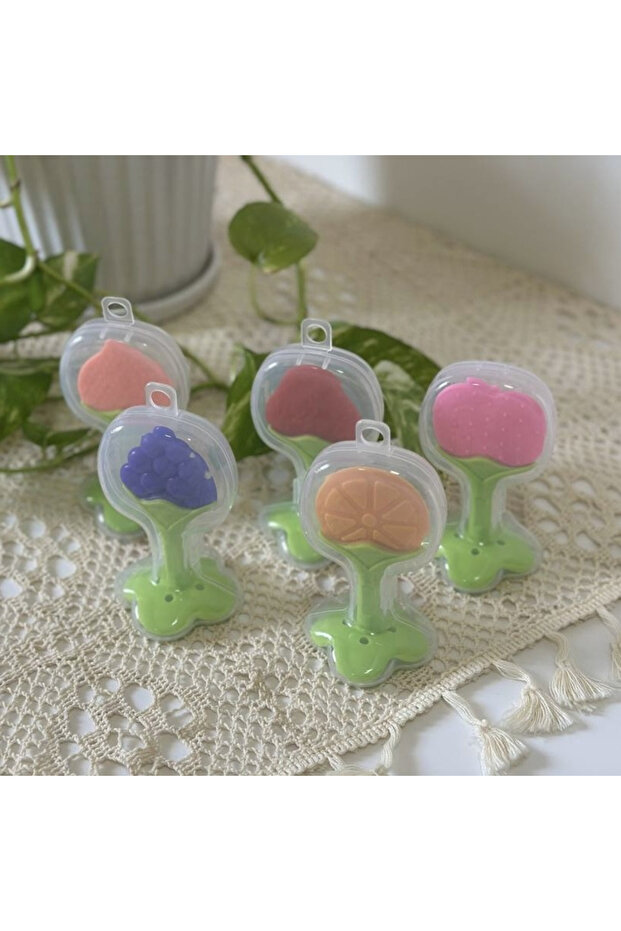 عضاضة الفواكة مع حافظة شكل برتقال - 3