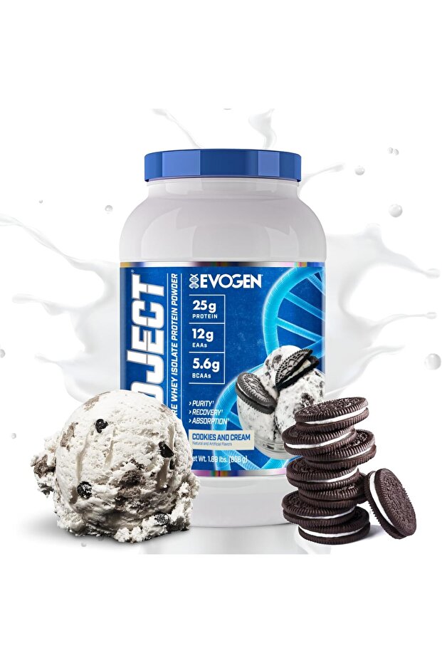 Isoject Whey Protein Isolate, Cookies & Cream, 26 Servings