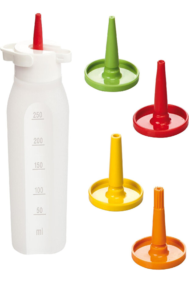 Presto Condiment Dispenser – 4 Nozzles, 250/500 ml, Assorted