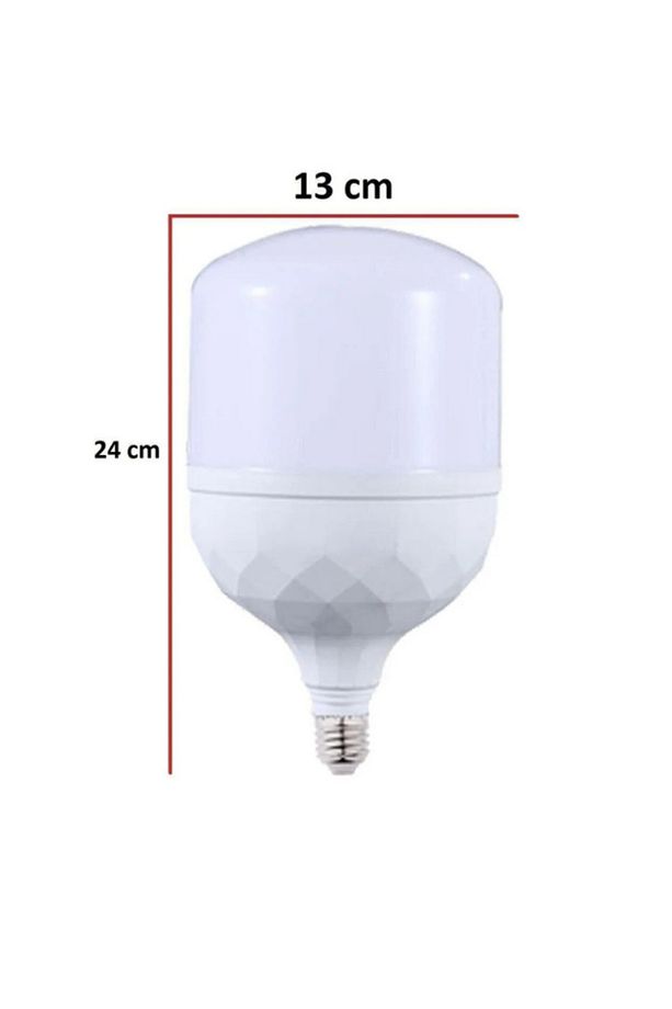 LED AYDINLATMA 80w Tasarruflu E27 Beyaz Işık Torch Led Ampul-1-2-4-6-8-10 Adettir - 4