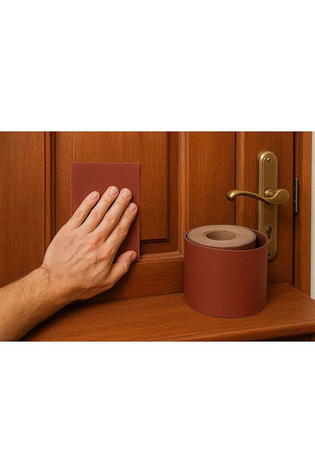120 Kum Rulo Zımpara - 1 Metre | Ahşap ve Metal Yüzeyler İçin Aşındırıcı Zımpara - 4