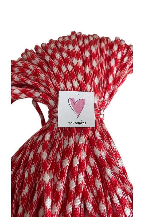 PARACORD İP 4mm 7 ÇEKİRDEK (5 metre) PARAŞÜT KORDON BİLEKLİK KAMP ÇADIR HALHAL ÇANTA ŞAPKA İPİ - 2