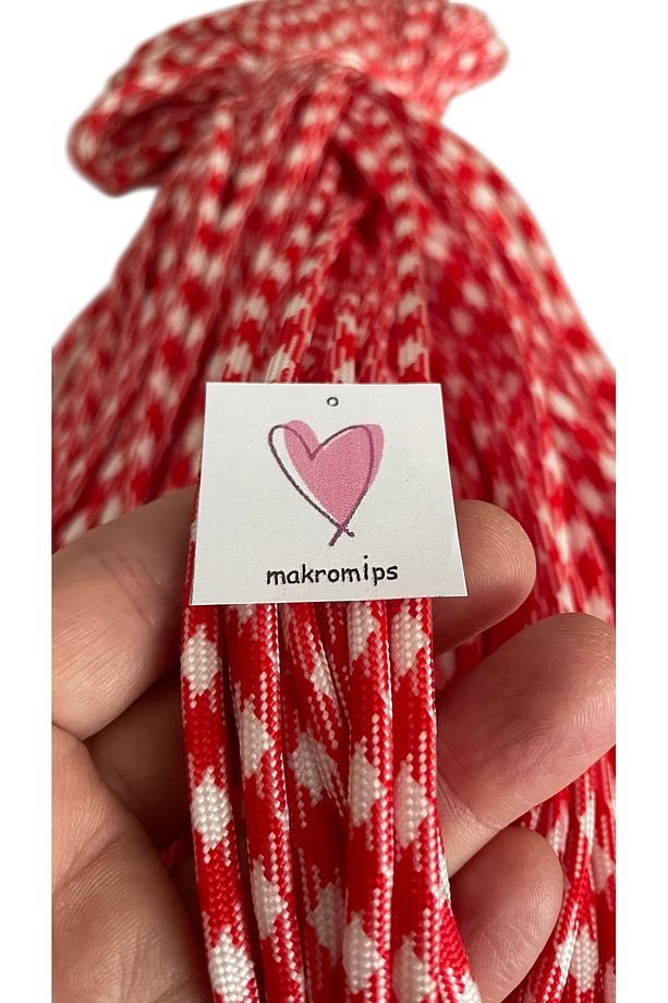 PARACORD İP 4mm 7 ÇEKİRDEK (5 metre) PARAŞÜT KORDON BİLEKLİK KAMP ÇADIR HALHAL ÇANTA ŞAPKA İPİ - 1