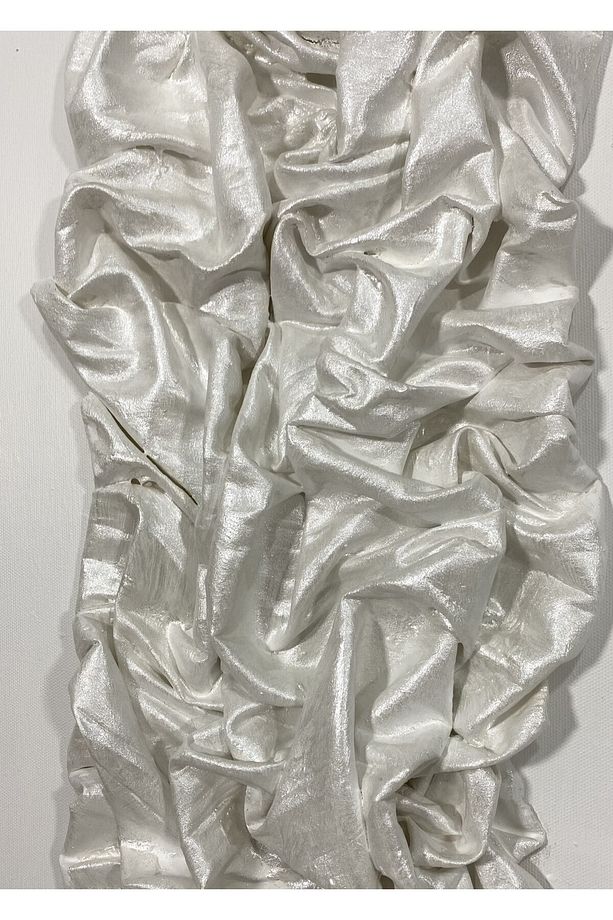 2'li Dokulu Alçı Tablo - Denge ve Kaos | El Yapımı 3D Dekoratif Duvar Tablosu Metalik - 5