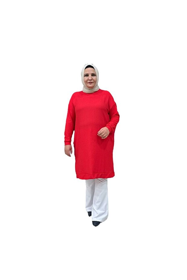 Plus Size Wrap Tunic - 1