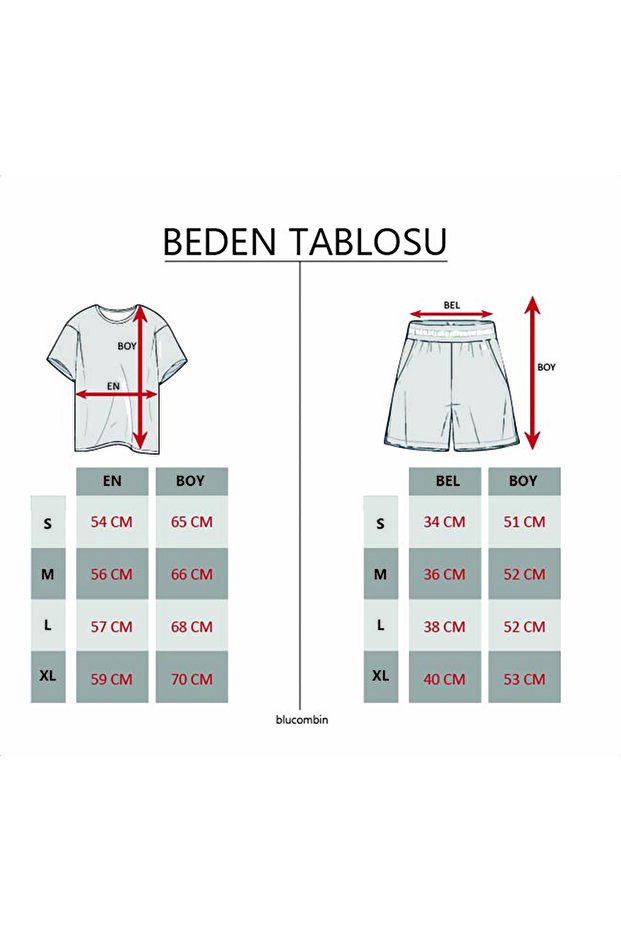 İtalia Çelik Scuba Alt Üst Takım Tişört ve Şort 2li - 2