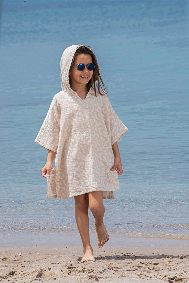 Muslin Poncho Children's Beach Dress