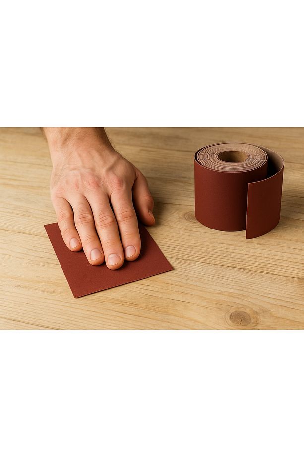 400 Kum Rulo Zımpara - 50 cm Ahşap ve Metal Yüzeyler İçin Aşındırıcı Zımpara - 2