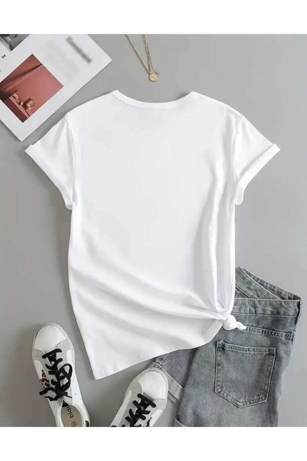 تي شيرت بتصميم خاص مطبوع عليه ذئب صغير - 2