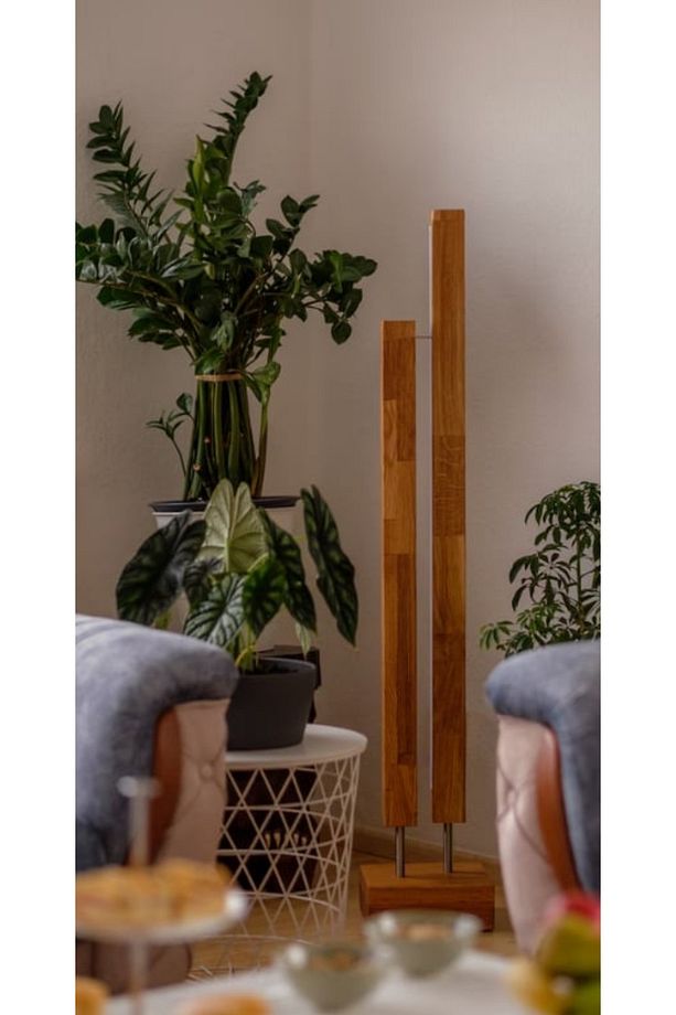 Ahşap Lambader Bohem Tarzı Ultra Şık Model - 2